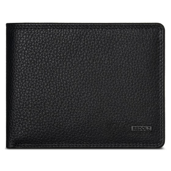 Redolz Leather Essentials QF Porte-monnaie en cuir RFID 11,5 cm