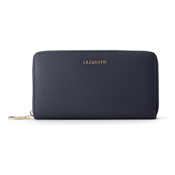 Lazarotti Bologna Leather XL Porte-monnaie zip-around en cuir 19 cm