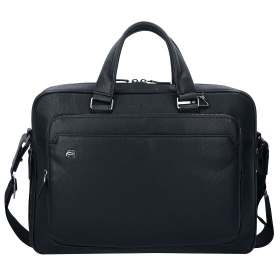 Piquadro Black Square Porte-documents en cuir 40 cm Compartiment pour ordinateur portable