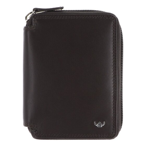 Golden Head Polo Porte-monnaie Protection RFID Cuir véritable 12.5 cm