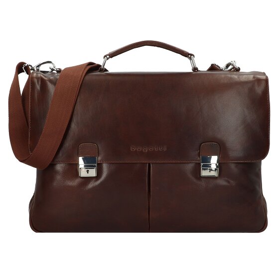 bugatti Romano Attaché-case Cuir véritable 44 cm Compartiment ordinateur