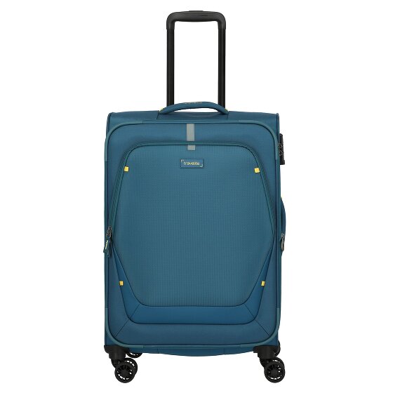 Travelite Umbria 4 roulettes Trolley M 67 cm avec soufflet d'extension