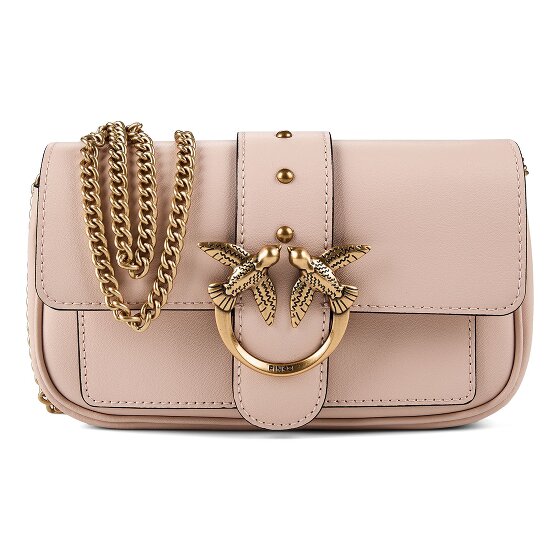 PINKO Love One Sac à bandoulière Cuir véritable 20 cm