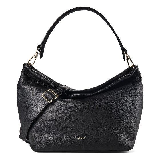 abro Ebony Sac à bandoulière Cuir véritable 39 cm