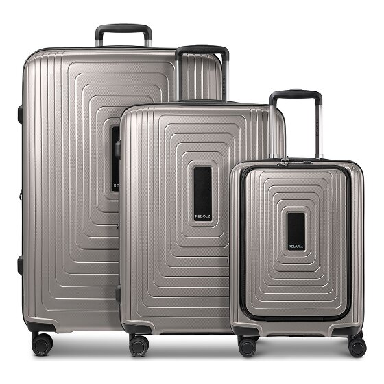 Redolz Essentials 14 4 roues Set de valises 3 pièces avec soufflet d'extension