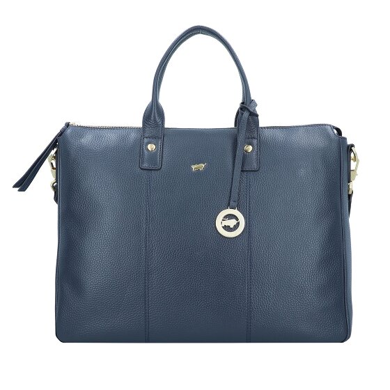 Braun Büffel Hanna Sac de shopper Cuir véritable 39 cm Compartiment ordinateur