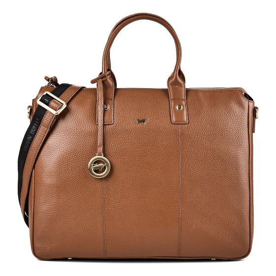 Braun Büffel Hanna Sac de shopper Cuir véritable 39 cm Compartiment ordinateur