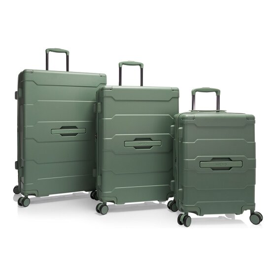 Heys ReNew 4 roues Set de valises 3 pièces '"avec soufflet d''extension"'