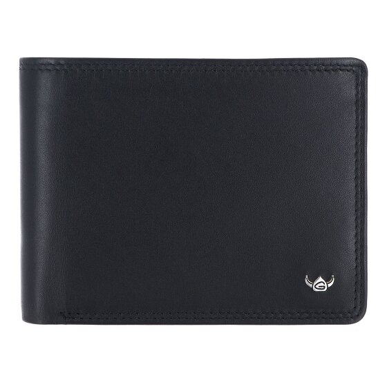 Golden Head Polo Porte-monnaie Protection RFID Cuir véritable 12 cm