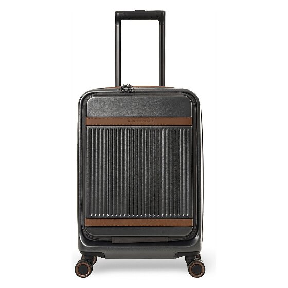 The Chesterfield Brand Zuna 4 roulettes Trolley de cabine S 55 cm Compartiment pour ordinateur portable