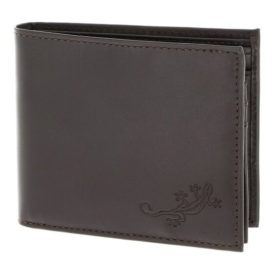 oxmox Leather Porte-monnaie Protection RFID Cuir véritable 10 cm