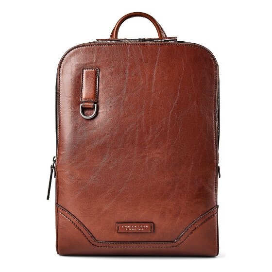 The Bridge Matteo Daypack Cuir véritable 38 cm Compartiment ordinateur