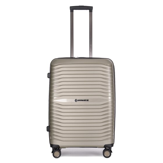 Stratic Bright+ 4 roues valise cabine M 66 cm avec soufflet d'extension