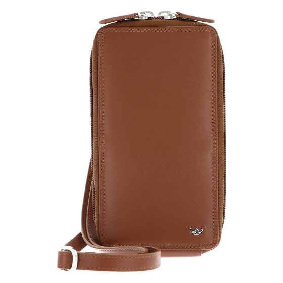 Golden Head Polo Pochette pour téléphone portable Cuir véritable 9.5 cm