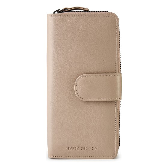 Jack Kinsky Livorno 1026 Porte-monnaie Protection RFID Cuir véritable 19 cm