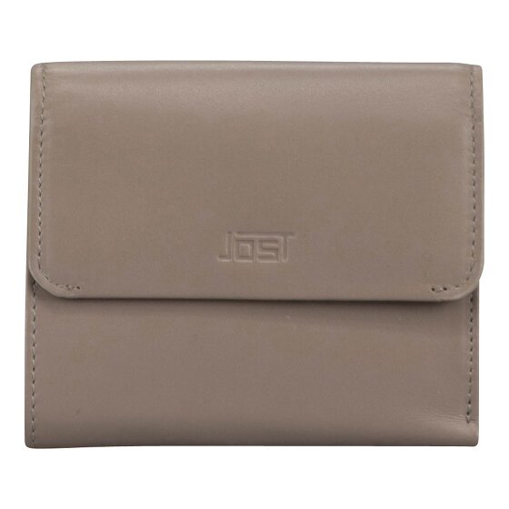 Jost Arva Porte-monnaie Protection RFID Cuir véritable 12 cm