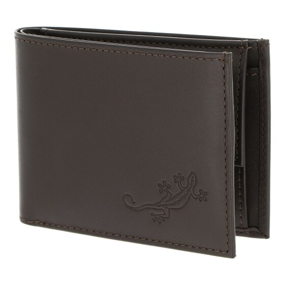 oxmox Leather Porte-monnaie Protection RFID Cuir véritable 11 cm