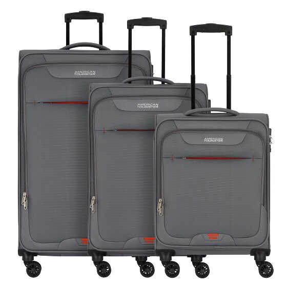 American Tourister Street Roll 4 roulettes Set de valises 3 pièces avec soufflet d'extension