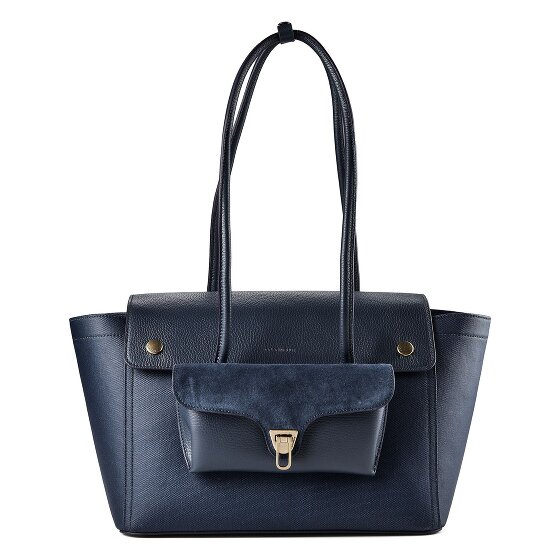 Coccinelle Double Beat Sac à bandoulière Cuir véritable 33 cm
