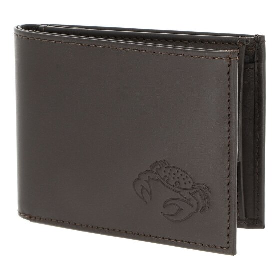 oxmox Leather Porte-monnaie Protection RFID Cuir véritable 11 cm