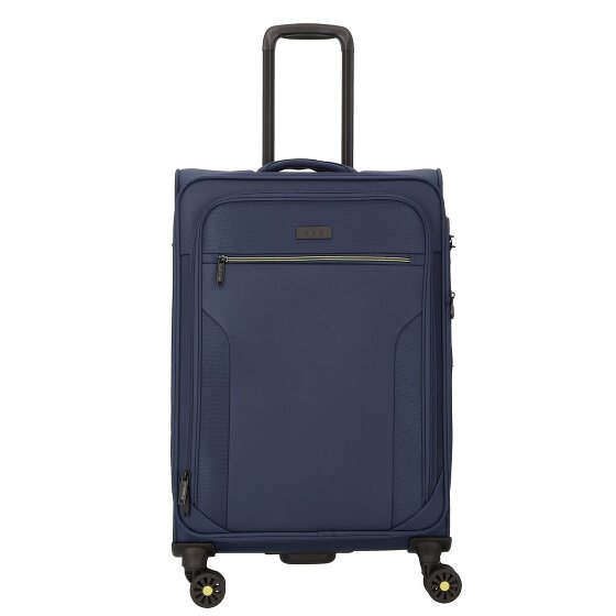 d&n Travel Line 9704 4 roulettes Trolley M 68 cm avec soufflet d'extension