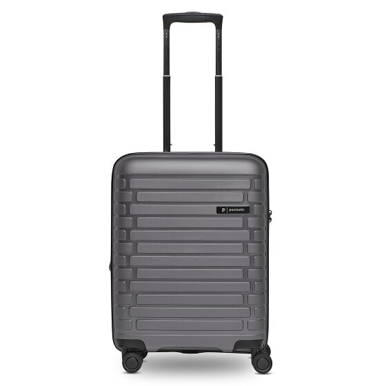 Pactastic Collection 04 THE CABIN + 4 roulettes Trolley de cabine S 55 cm avec soufflet d'extension