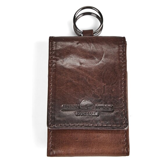 Greenburry Newport Porte-monnaie Protection RFID Cuir véritable 8.5 cm