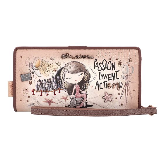 Anekke Hollywood Porte-monnaie Protection RFID 18.5 cm