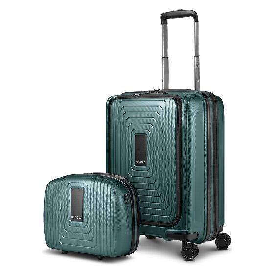 Redolz Essentials 14 Set de valises 2 pcs. trolley cabine avec soufflet extensible + beautycase