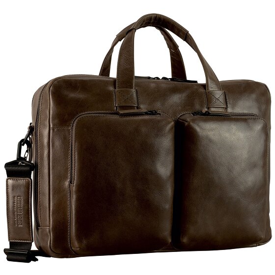 Leonhard Heyden Porto Attaché-case Cuir véritable 39 cm