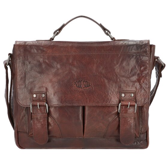 Pride and Soul Baggie Porte-documents en cuir 35 cm Compartiment pour ordinateur portable