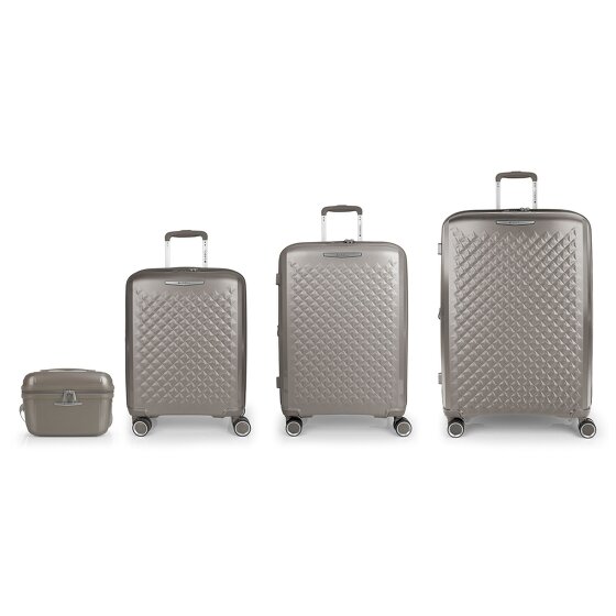 Gabol Queens 4 roulettes Set de valises 4 pièces avec soufflet d'extension