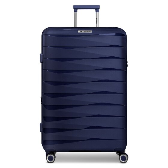 Franky London 4 roues Valise cabine L 74 cm avec soufflet d'extension