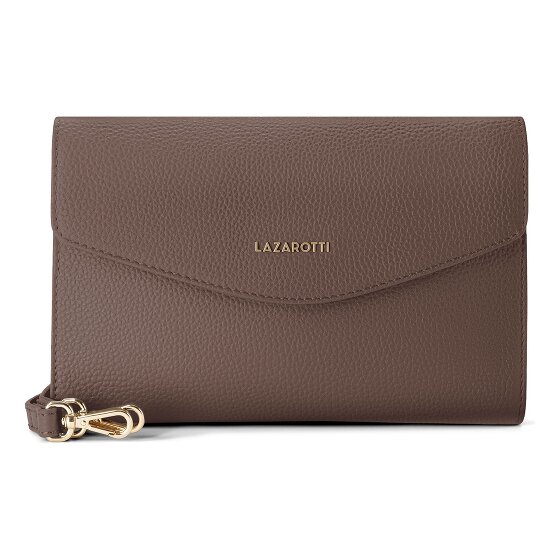 Lazarotti Bologna Leather Clutch Sac à bandoulière en cuir 23 cm