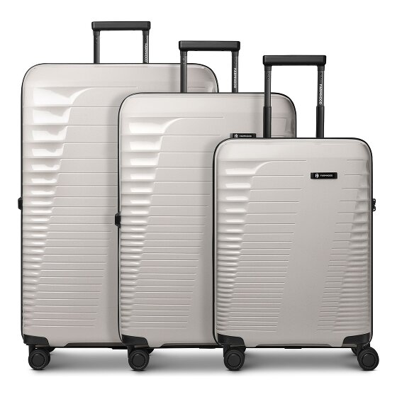 Farmhood Eco Edition 4 roues Set de valises 3 pièces avec soufflet d'extension