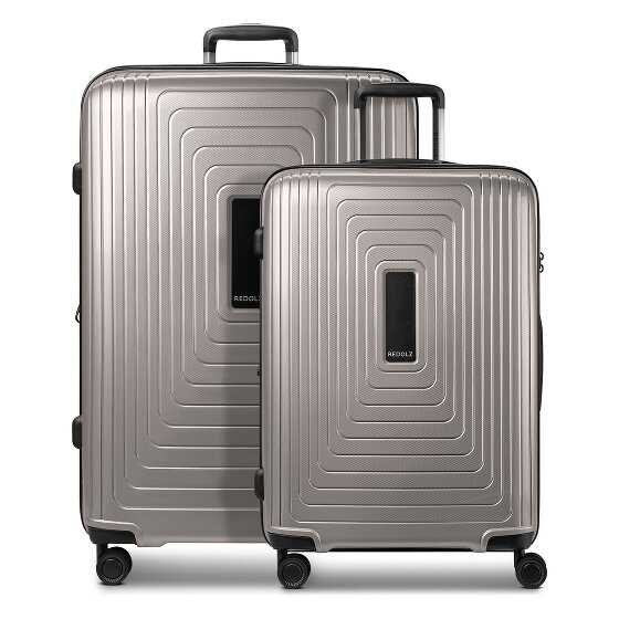 Redolz Essentials 14 4 roues Set de valises 2 pièces avec soufflet d'extension