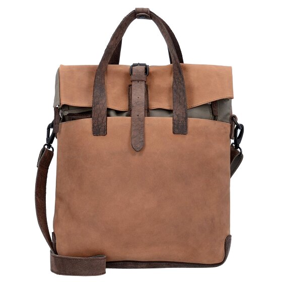 Harold's Porte-documents Twister avec fonction sac à dos Cuir 34 cm Compartiment pour ordinateur portable
