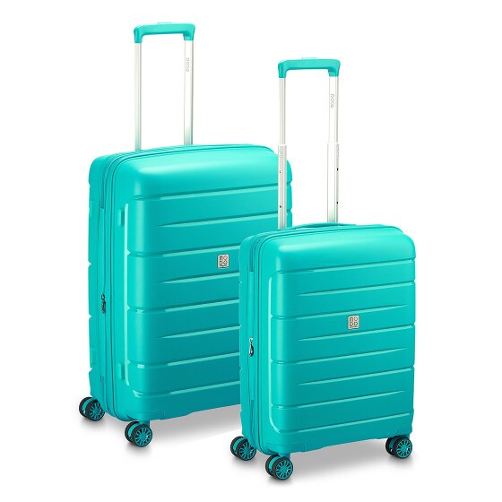 MODO by Roncato Starlight 3.0 4 roulettes Set de valises 2 pièces avec soufflet d'extension