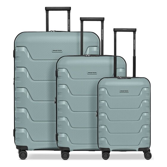 Smartbox Edition 01 4 roulettes Set de valises 3 pièces avec soufflet d'extension