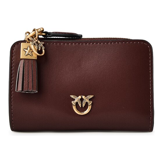 PINKO Love Wallet Porte-monnaie Cuir véritable 12 cm