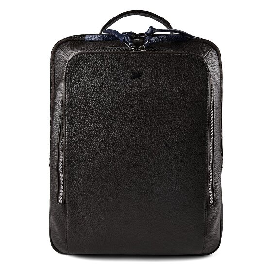 Braun Büffel Novara Sac à dos professionnel Cuir véritable 40 cm Compartiment ordinateur