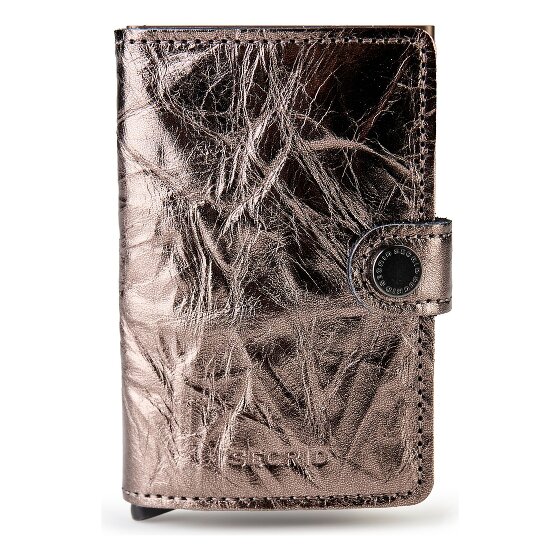 Secrid Miniwallet Crunch Porte-cartes de crédit RFID en cuir 6,5 cm