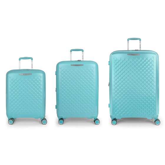 Gabol Queens 4 roulettes Set de valises 3 pièces avec soufflet d'extension