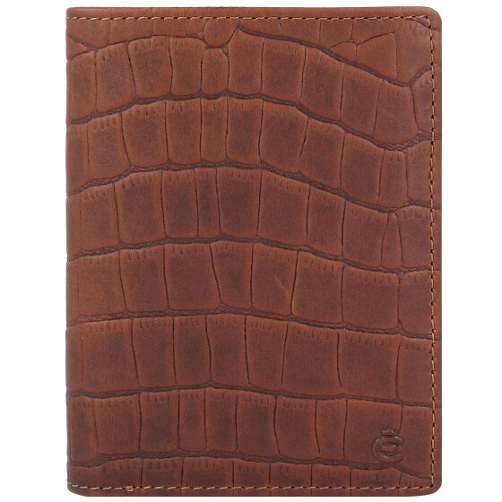 Esquire Croco Porte-monnaie Protection RFID Cuir 10 cm