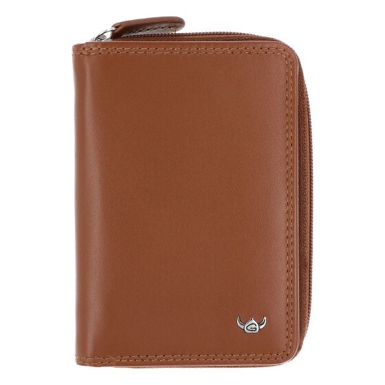Golden Head Polo Porte-monnaie Protection RFID Cuir véritable 11.5 cm