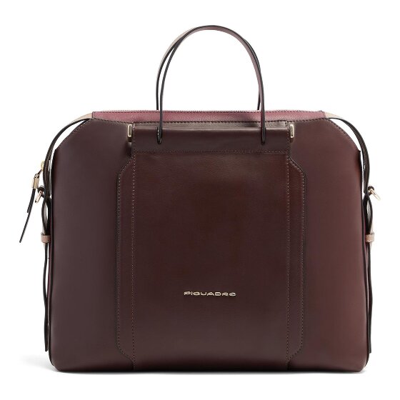 Piquadro Circle Attaché-case Cuir véritable 38 cm Compartiment ordinateur