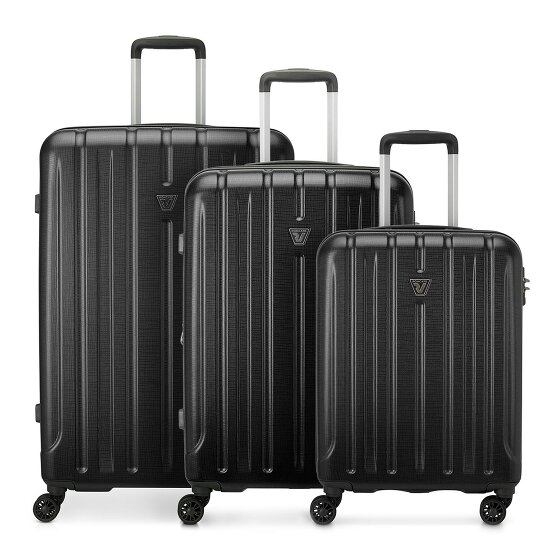 Roncato Kinetic 2.0 4 roulettes Set de valises 3 pièces avec soufflet d'extension