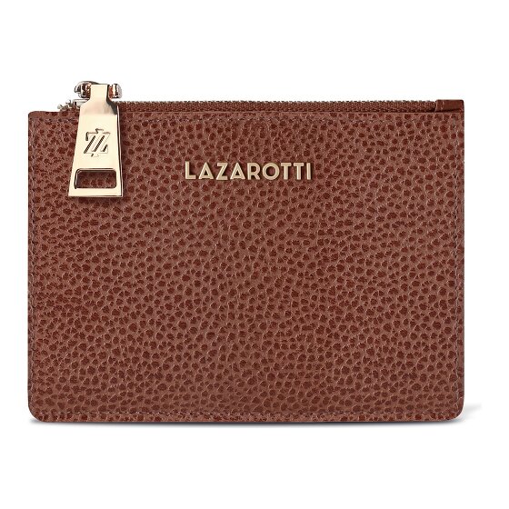 Lazarotti Étui à clés et porte-cartes en cuir de Bologne, protection RFID, 11,5