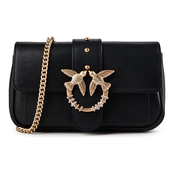 PINKO Love Pocket Sac à bandoulière Cuir véritable 20 cm