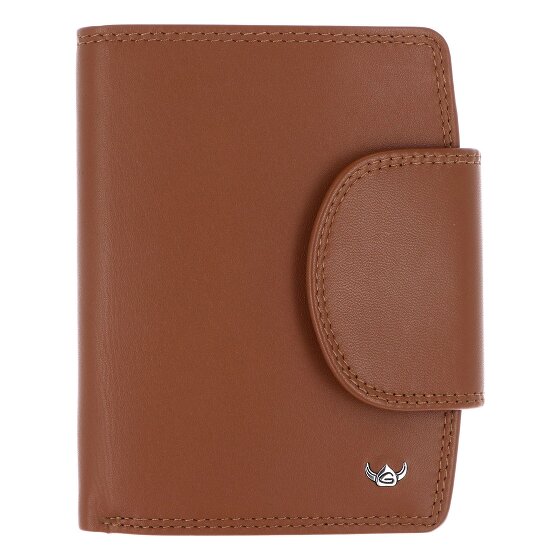 Golden Head Polo Porte-monnaie Protection RFID Cuir véritable 12.5 cm